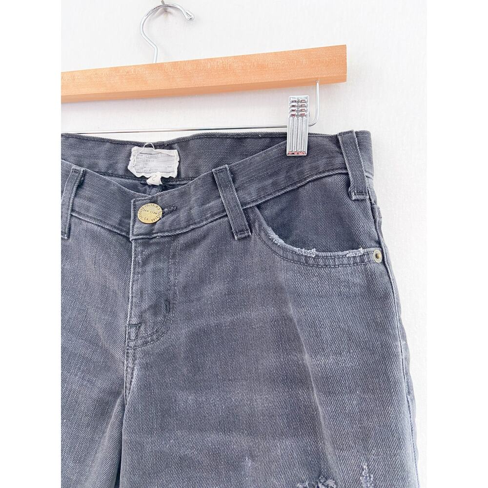 Current/Elliot Women's Cropped Skinny Jeans size 26 Night Wash Distressed - Picture 3 of 10
